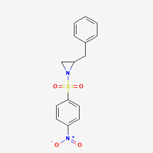 2-Benzyl-1-(4-nitrobenzene-1-sulfonyl)aziridine