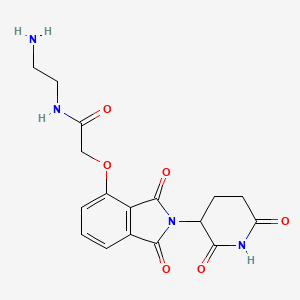 N-(2-Aminoethyl)-2-[2-(2,6-dioxopiperidin-3-yl)-1,3-dioxoisoindol-4-yl]oxyacetamide