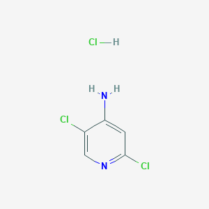 molecular formula C5H5Cl3N2 B1653772 2,5-Dichloro-pyridin-4-ylamine hydrochloride CAS No. 1951439-45-4