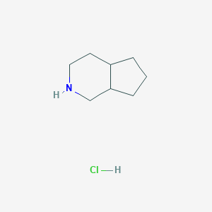 molecular formula C8H16ClN B1653778 Octahydro-1h-cyclopenta[c]pyridine hydrochloride CAS No. 1951442-11-7