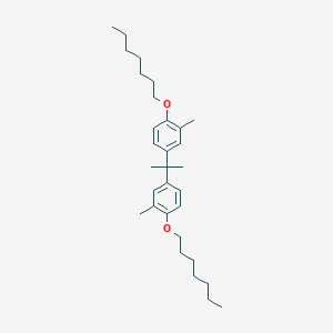 molecular formula C31H48O2 B1653779 2,2-Bis(4-(heptyloxy)-3-methylphenyl)propane CAS No. 1951444-94-2