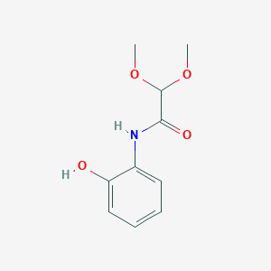 molecular formula C10H13NO4 B1653782 N-(2-Hydroxyphenyl)-2,2-dimethoxyacetamide CAS No. 1951445-09-2