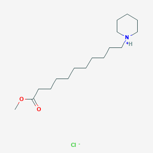Methyl 11-piperidin-1-ium-1-ylundecanoate;chloride