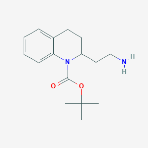 Tert-butyl 2-(2-aminoethyl)-1,2,3,4-tetrahydroquinoline-1-carboxylate