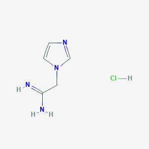 2-(1H-Imidazol-1-yl)acetimidamide hydrochloride