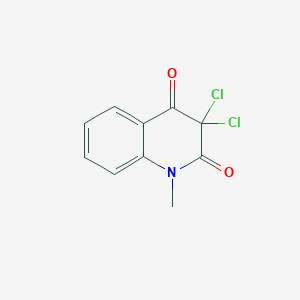 molecular formula C10H7Cl2NO2 B1653817 3,3-Dichloro-1-methylquinoline-2,4-dione CAS No. 1968-21-4