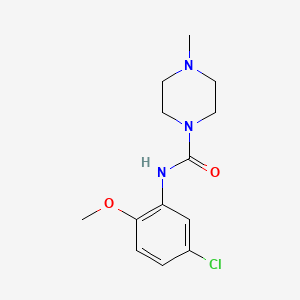 N-(5-chloro-2-methoxyphenyl)-4-methylpiperazine-1-carboxamide