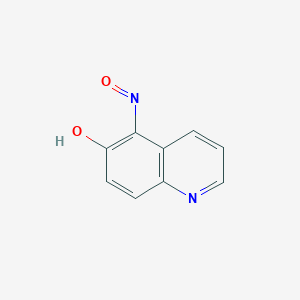 molecular formula C9H6N2O2 B1653826 5-Nitrosoquinolin-6-ol CAS No. 19732-53-7