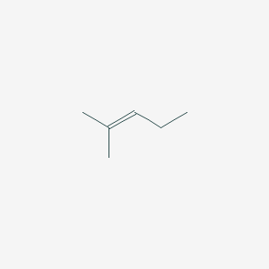 molecular formula C6H12 B165383 2-甲基-2-戊烯 CAS No. 625-27-4