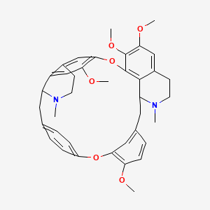 molecular formula C38H42N2O6 B1653837 Thalicberine, O-methyl CAS No. 19879-44-8