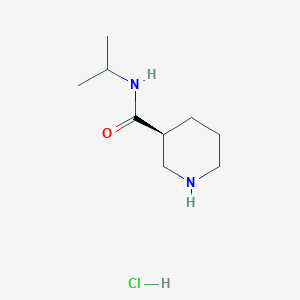 (3S)-N-(propan-2-yl)piperidine-3-carboxamide hydrochloride