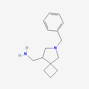 molecular formula C15H22N2 B1653843 {6-Benzyl-6-azaspiro[3.4]octan-8-yl}methanamine CAS No. 1989672-46-9