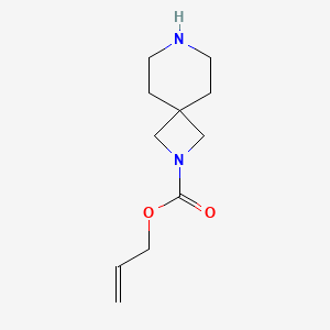 molecular formula C11H18N2O2 B1653862 Prop-2-enyl 2,7-diazaspiro[3.5]nonane-2-carboxylate CAS No. 2007921-05-1