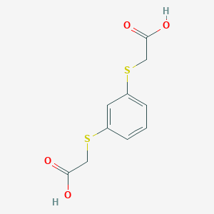2-[3-(Carboxymethylsulfanyl)phenyl]sulfanylacetic acid