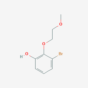molecular formula C9H11BrO3 B1653868 3-Bromo-2-(2-methoxyethoxy)phenol CAS No. 2010955-47-0