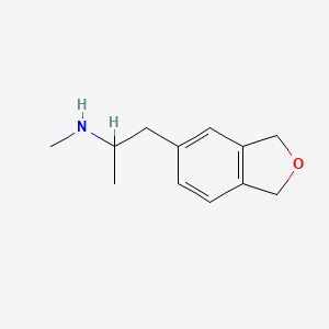 molecular formula C12H17NO B1653870 1-(1,3-Dihydro-2-benzofuran-5-yl)-N-methylpropan-2-amine CAS No. 201407-56-9