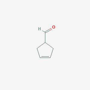 molecular formula C6H8O B1653871 环戊-3-烯-1-甲醛 CAS No. 20145-35-1