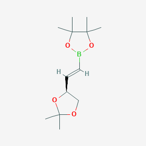 2-[(E)-2-[(4S)-2,2-dimethyl-1,3-dioxolan-4-yl]ethenyl]-4,4,5,5-tetramethyl-1,3,2-dioxaborolane