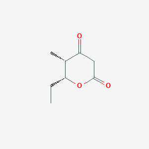 (5S,6R)-6-Ethyl-5-methyloxane-2,4-dione