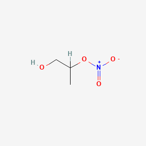 molecular formula C3H7NO4 B1653879 1,2-Propanediol, 2-nitrate CAS No. 20266-74-4