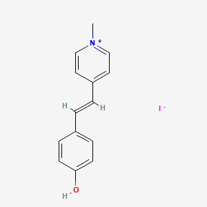 molecular formula C14H14INO B1653881 4-(p-Hydroxystyryl)-1-methylpyridinium iodide CAS No. 20288-72-6
