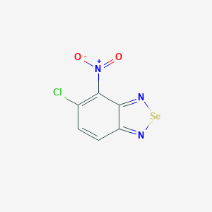 molecular formula C6H2ClN3O2Se B016539 5-氯-4-硝基-2,1,3-苯硒二唑 CAS No. 20718-46-1