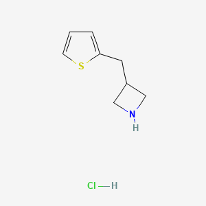 3-[(Thiophen-2-yl)methyl]azetidine hydrochloride