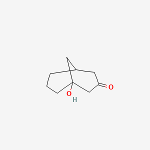 molecular formula C9H14O2 B1653920 1-Hydroxybicyclo[3.3.1]nonan-3-one CAS No. 20498-02-6