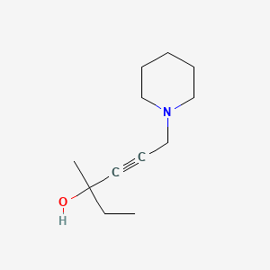4-Hexyn-3-ol, 3-methyl-6-piperidino-