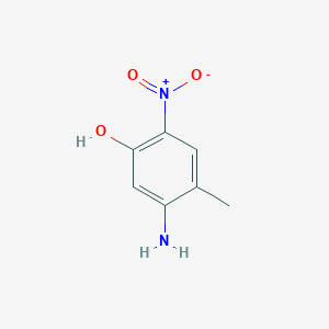 molecular formula C7H8N2O3 B1653930 5-Amino-4-methyl-2-nitrophenol CAS No. 2055119-24-7