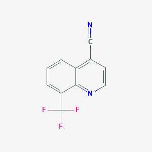 8-(Trifluoromethyl)quinoline-4-carbonitrile