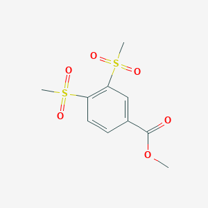 molecular formula C10H12O6S2 B1653934 3,4-ジメチルスルホニル安息香酸メチル CAS No. 2055119-37-2