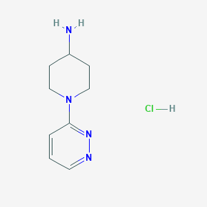 1-(3-Pyridazinyl)-4-piperidinamine hydrochloride