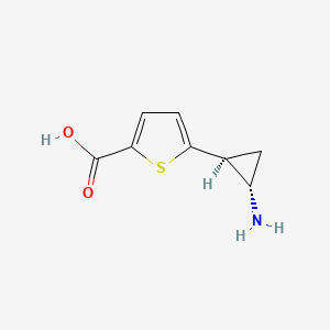 5-[(1S,2S)-Rel-2-aminocyclopropyl]thiophene-2-carboxylic acid