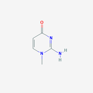 molecular formula C5H7N3O B1653974 2-Amino-1-methylpyrimidin-4(1H)-one CAS No. 2080-17-3