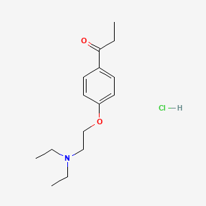 Propiophenone, 4'-(2-(diethylamino)ethoxy)-, hydrochloride