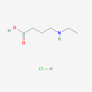 molecular formula C6H14ClNO2 B1653980 4-(乙基氨基)丁酸盐酸盐 CAS No. 208402-95-3
