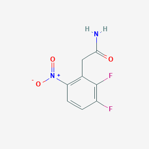 molecular formula C8H6F2N2O3 B1653999 2-(2,3-Difluoro-6-nitrophenyl)acetamide CAS No. 2092001-87-9