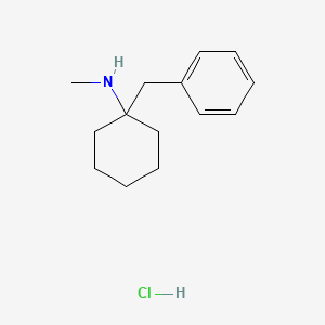 molecular formula C14H22ClN B1654003 1-Benzyl-N-methylcyclohexylamine hydrochloride CAS No. 20937-33-1