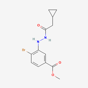 Methyl 4-bromo-3-(2-cyclopropylacetohydrazido)benzoate