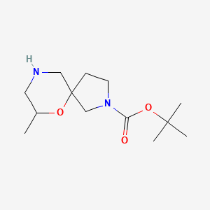 tert-Butyl 7-methyl-6-oxa-2,9-diazaspiro[4.5]decane-2-carboxylate