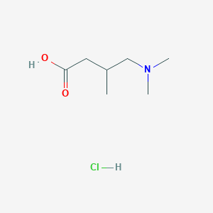 4-(Dimethylamino)-3-methylbutanoic acid hydrochloride