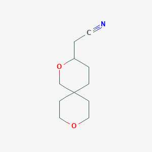2-(2,9-Dioxaspiro[5.5]undecan-3-yl)acetonitrile