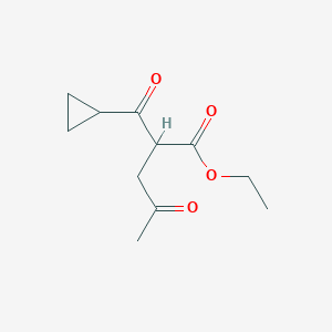 Ethyl 2-(cyclopropanecarbonyl)-4-oxopentanoate