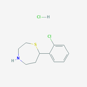 7-(2-Chlorophenyl)-1,4-thiazepane hydrochloride