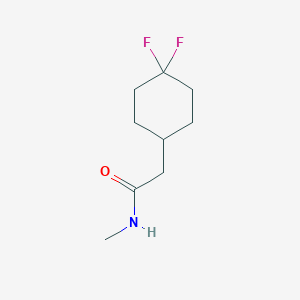 molecular formula C9H15F2NO B1654084 2-(4,4-difluorocyclohexyl)-N-methylacetamide CAS No. 2097937-65-8