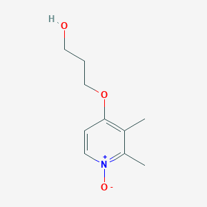 4-(3-Hydroxypropoxy)-2,3-dimethylpyridine 1-oxide