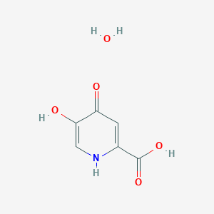 molecular formula C6H7NO5 B1654119 4,5-Dihydroxy-2-pyridinecarboxylic acid hydrate CAS No. 2105838-80-8