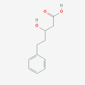 molecular formula C11H14O3 B1654122 (R)-3-Hydroxy-5-phenylpentanoic acid CAS No. 21080-41-1