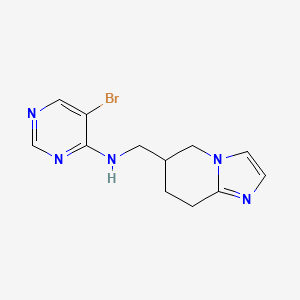 5-Bromo-N-(5,6,7,8-tetrahydroimidazo[1,2-a]pyridin-6-ylmethyl)pyrimidin-4-amine